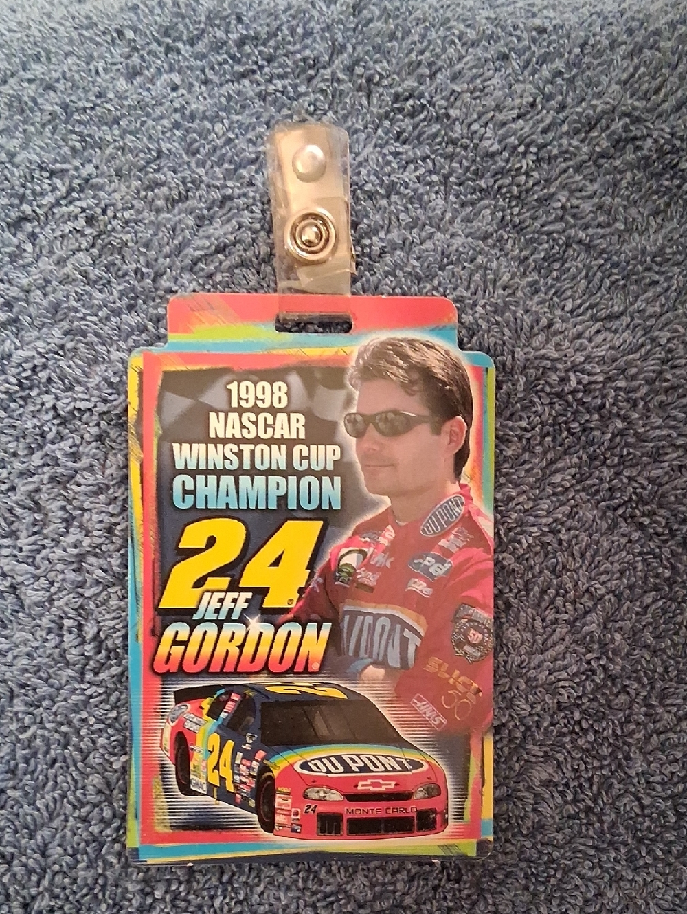 Nascar Jeff Gordon 24 Multicolor Champion Badge